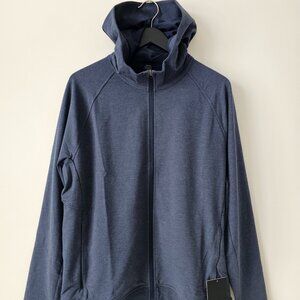 NWT LULULEMON HTTN True Navy Blue City Sweat Full Zip Hoodie Jacket Men's XL